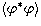 $\langle \varphi^* \varphi\rangle $