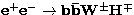 $\bf {e^+e^-\rightarrow b\bar bW^\pm H^\mp}$