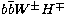 $b\bar bW^\pm H^\mp$