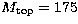 $M_{\rm \scriptstyle top}=175$