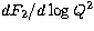 $dF_2/d\log Q^2$