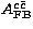 $A_{\mathrm{FB}}^{{c\bar{c}}}$