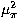 $\mu _\pi ^2$