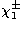 $\chi_1^\pm$