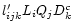 $\l '_{ijk} L_i Q_j D_k^c$