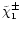 $\tilde \chi^{\pm}_1$