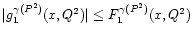 $\vert g_1^{\gamma(P^2)}(x,Q^2)\vert
\leq F_1^{\gamma(P^2)}(x,Q^2)$