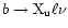 \(b \to \rm {X}_{\rm {u}} \ell \nu \)