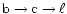 ${\mathrm{b}} \to {\mathrm{c}} \to \ell$