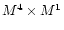 $M^4\times M^1$