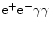 $\mathrm{e}^+\mathrm{e}^- \gamma\gamma$