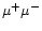 $\mu^+\mu^-$