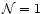 ${\cal N}=1$