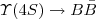 $\Upsilon(4S)\to B\bar B$