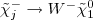 $\tilde{\chi}^-_j\to W^-\tilde{\chi}^0_1$