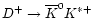 $D^+\to \overline {K}^0K^{*+}$