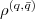 $\rho^{(q,\bar{q})}$