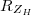 $R_{Z_{H}}$