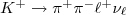 $K^ + \rightarrow\pi^ + \pi^-\ell^ + \nu_{\ell}$