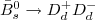 $\bar B^0_s \to D_d^ + D_d^-$