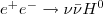 $e^{ + }e^{-}\rightarrow\nu\bar{\nu}H^{0}$