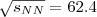$\sqrt{s_{NN}} = 62.4$