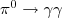 $\pi^0\rightarrow\gamma\gamma$