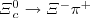 $\Xi{_c^0} \rightarrow \Xi^- \pi^ + $
