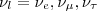 $\nu_l=\nu_{e},\nu_\mu,\nu_\tau$