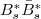$B^{*}_{s}\bar{B}^{*}_{s}$