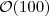 ${\mathcal{O}}(100)$
