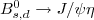 $B^{0}_{s,d} \to J/\psi \eta$
