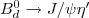 $B^{0}_{d}\to J/\psi \eta'$