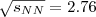 $\sqrt{s_{NN}}=2.76$