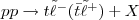 $pp \to t\tilde{\ell}^{-}(\bar{t}\tilde{\ell}^{+})+X$
