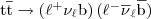 $\mathrm{t}\overline{\mathrm{t}}\rightarrow(\ell^{+}\nu_{\ell}\mathrm{b})\,(\ell^{-}\overline{\nu}_{\ell}\overline{\mathrm{b}})$