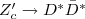 $Z_{c}^{\prime}\to D^{*} \bar{D}^{*}$
