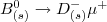 $B^{0}_{(s)} \to D^{-}_{(s)} \mu^{+}$