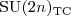 $$\mathrm{SU}(2n)_\mathrm{TC}$$