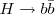 $$H\rightarrow b\bar{b}$$
