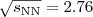 $${\sqrt{s_\mathrm{{NN}}}} =2.76$$