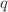 $$q$$