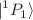 $$|^1P_1\rangle $$
