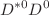 $$D^{*0}D^0$$