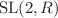 $$\mathrm{SL}(2,R)$$