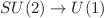 $$SU(2) \rightarrow U(1)$$
