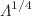 $$\Lambda ^{1/4}$$