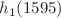 $$h_{1}(1595)$$