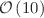 $$\mathcal {O}\left( {10}\right) $$