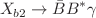$$X_{b2} \rightarrow \bar{B} B^{*}\gamma $$
